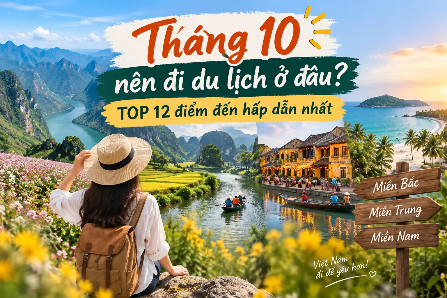 Địa điểm du lịch đẹp tháng 10